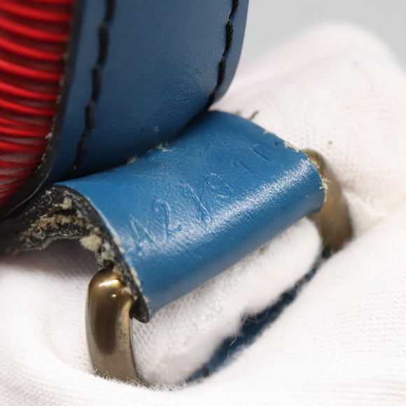 LOUIS VUITTON Epi Noe Shoulder Bag Bicolor Red Blue M44084 LV Auth 137353