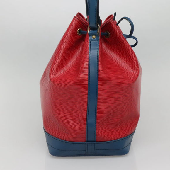 LOUIS VUITTON Epi Noe Shoulder Bag Bicolor Red Blue M44084 LV Auth 137353