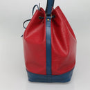 LOUIS VUITTON Epi Noe Shoulder Bag Bicolor Red Blue M44084 LV Auth 137353-4
