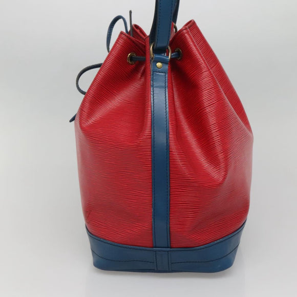 LOUIS VUITTON Epi Noe Shoulder Bag Bicolor Red Blue M44084 LV Auth 137353
