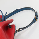 LOUIS VUITTON Epi Noe Shoulder Bag Bicolor Red Blue M44084 LV Auth 137353-8