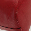 LOUIS VUITTON Epi Petit Noe Shoulder Bag Red M44107 LV Auth 137357-14
