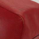 LOUIS VUITTON Epi Petit Noe Shoulder Bag Red M44107 LV Auth 137357-15