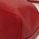LOUIS VUITTON Epi Petit Noe Shoulder Bag Red M44107 LV Auth 137357-9