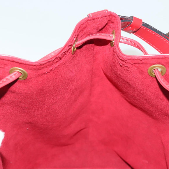 LOUIS VUITTON Epi Petit Noe Shoulder Bag Red M44107 LV Auth 137357