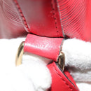 LOUIS VUITTON Epi Petit Noe Shoulder Bag Red M44107 LV Auth 137357-12