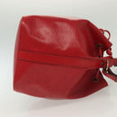 LOUIS VUITTON Epi Petit Noe Shoulder Bag Red M44107 LV Auth 137357-3