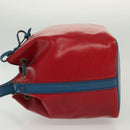 LOUIS VUITTON Epi Petit Noe Shoulder Bag Castilian Red Blue LV Auth 137359-4