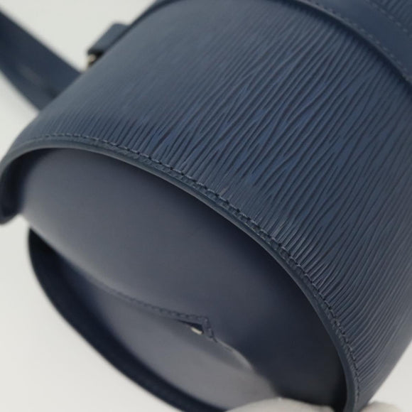 LOUIS VUITTON Epi Soufflot Hand Bag Myrtille M5286G LV Auth 137362