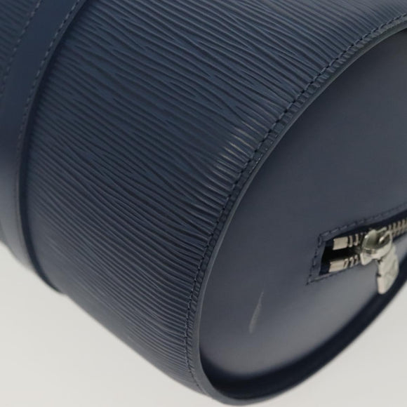 LOUIS VUITTON Epi Soufflot Hand Bag Myrtille M5286G LV Auth 137362