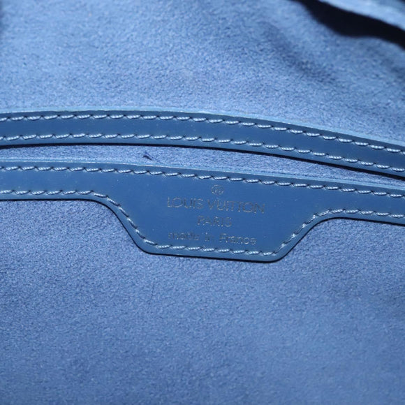 LOUIS VUITTON Epi Soufflot Hand Bag Myrtille M5286G LV Auth 137362