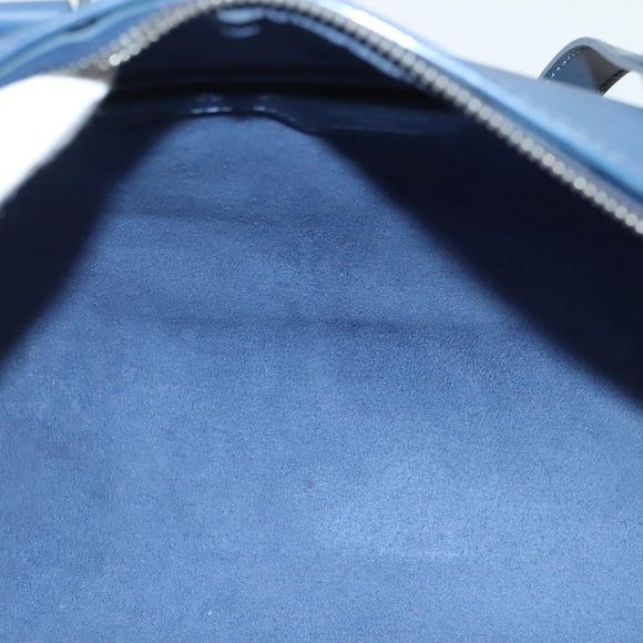 LOUIS VUITTON Epi Soufflot Hand Bag Myrtille M5286G LV Auth 137362