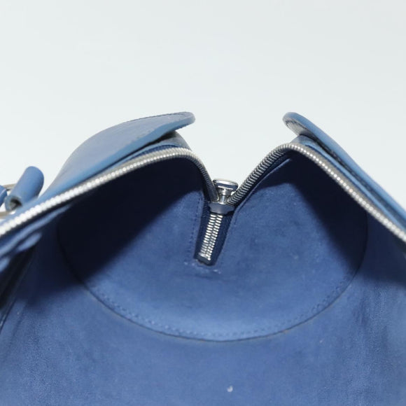 LOUIS VUITTON Epi Soufflot Hand Bag Myrtille M5286G LV Auth 137362