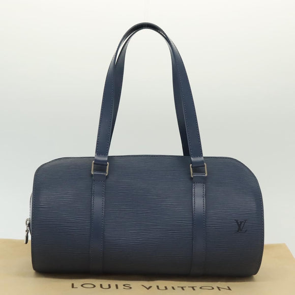 LOUIS VUITTON Epi Soufflot Hand Bag Myrtille M5286G LV Auth 137362