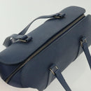 LOUIS VUITTON Epi Soufflot Hand Bag Myrtille M5286G LV Auth 137362-7