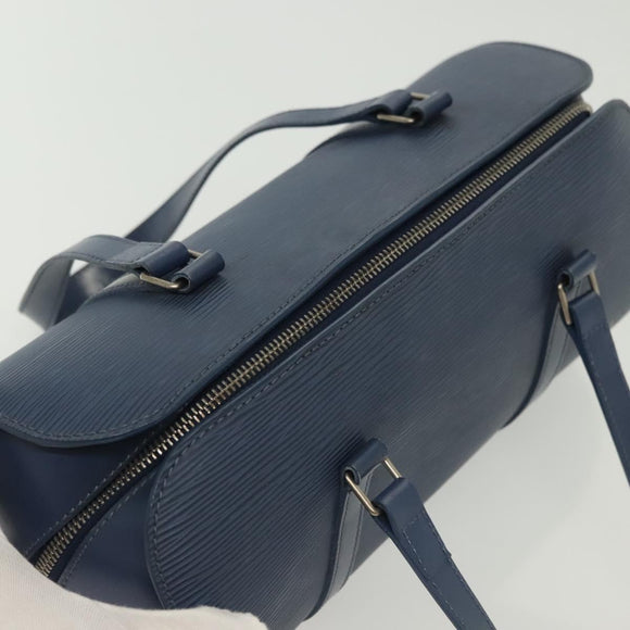 LOUIS VUITTON Epi Soufflot Hand Bag Myrtille M5286G LV Auth 137362