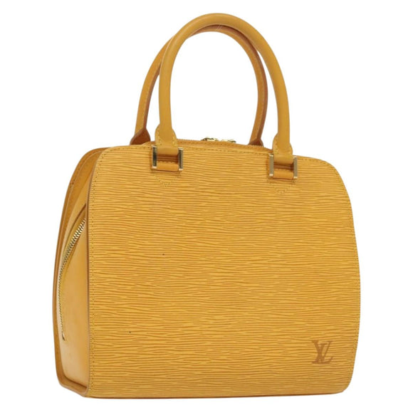 LOUIS VUITTON Epi Pont Neuf Hand Bag Yellow M52059 LV Auth 137364