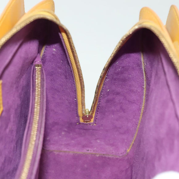 LOUIS VUITTON Epi Pont Neuf Hand Bag Yellow M52059 LV Auth 137364