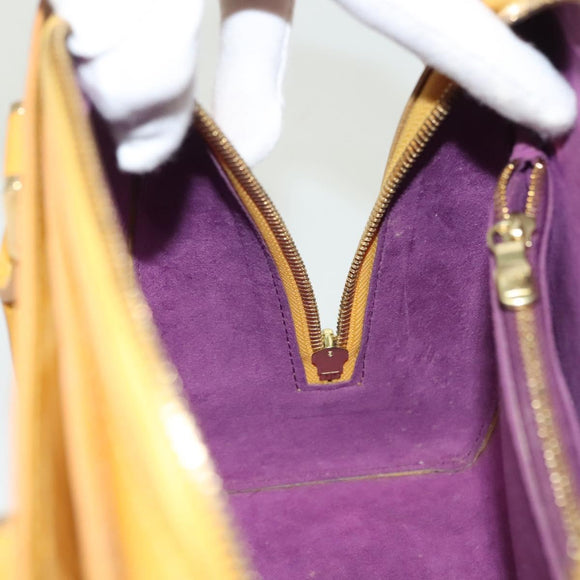 LOUIS VUITTON Epi Pont Neuf Hand Bag Yellow M52059 LV Auth 137364