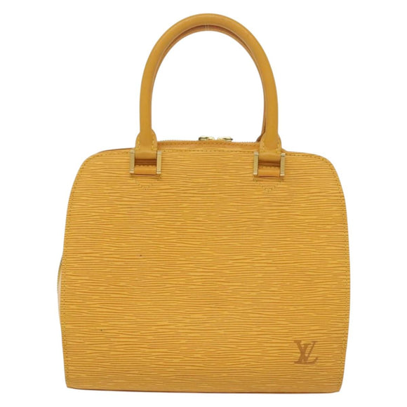 LOUIS VUITTON Epi Pont Neuf Hand Bag Yellow M52059 LV Auth 137364