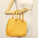 LOUIS VUITTON Epi Pont Neuf Hand Bag Yellow M52059 LV Auth 137364-22