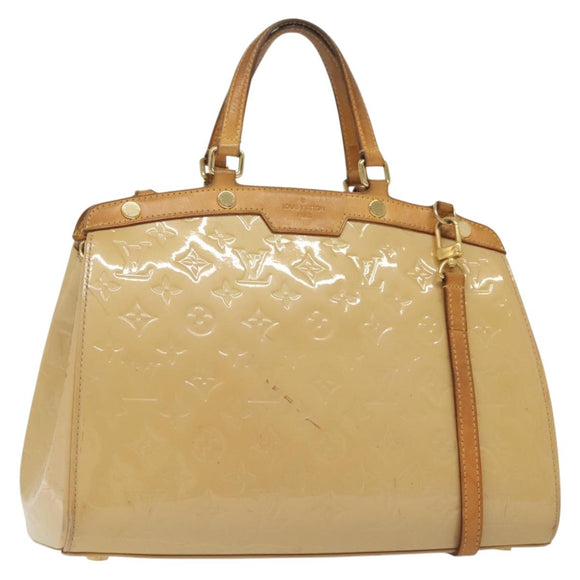 LOUIS VUITTON Vernis Blair MM Hand Bag 2way Rose Angelique M90068 LV Auth 137366