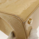 LOUIS VUITTON Vernis Blair MM Hand Bag 2way Rose Angelique M90068 LV Auth 137366-16