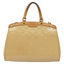 LOUIS VUITTON Vernis Blair MM Hand Bag 2way Rose Angelique M90068 LV Auth 137366-13