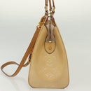 LOUIS VUITTON Vernis Blair MM Hand Bag 2way Rose Angelique M90068 LV Auth 137366-4