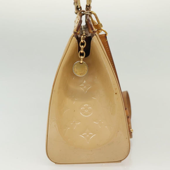 LOUIS VUITTON Vernis Blair MM Hand Bag 2way Rose Angelique M90068 LV Auth 137366