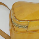 LOUIS VUITTON Monogram Vernis Marley Backpack Yellow M91040 LV Auth 137367-9