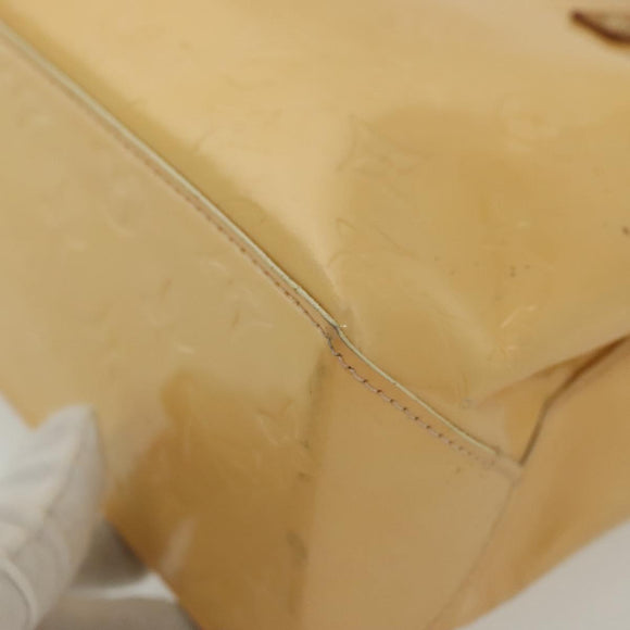 LOUIS VUITTON Monogram Vernis Reade PM Bag Marshmallow Pink M91306 Auth 137370