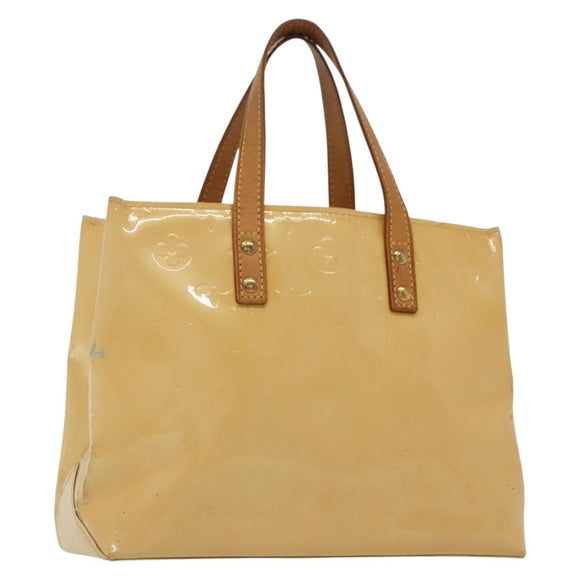 LOUIS VUITTON Monogram Vernis Reade PM Bag Marshmallow Pink M91306 Auth 137370