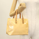 LOUIS VUITTON Monogram Vernis Reade PM Bag Marshmallow Pink M91306 Auth 137370-23