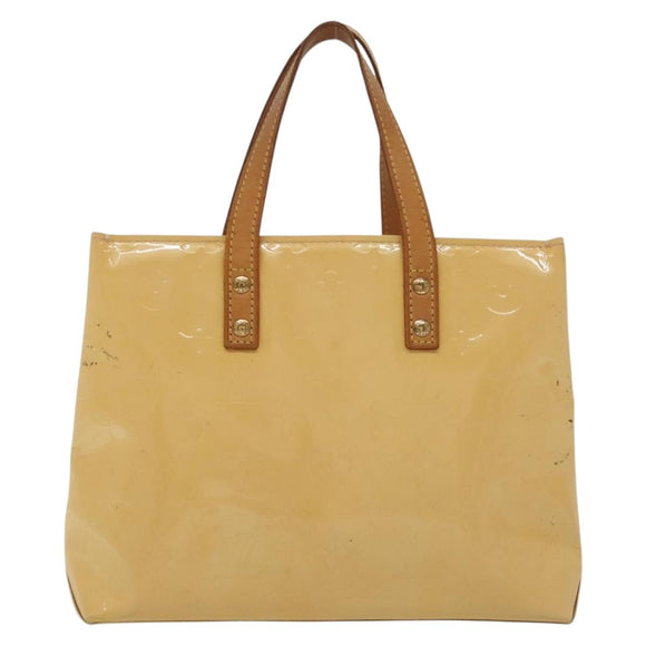 LOUIS VUITTON Monogram Vernis Reade PM Bag Marshmallow Pink M91306 Auth 137370