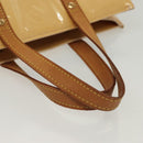 LOUIS VUITTON Monogram Vernis Reade PM Bag Marshmallow Pink M91306 Auth 137370-9