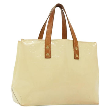 LOUIS VUITTON Monogram Vernis Reade PM Hand Bag Perle M91336 LV Auth 137371