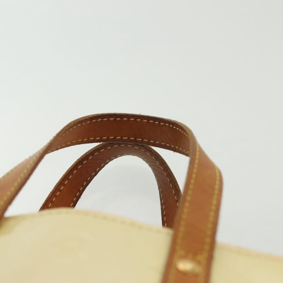 LOUIS VUITTON Monogram Vernis Reade PM Hand Bag Perle M91336 LV Auth 137371