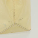 LOUIS VUITTON Monogram Vernis Reade PM Hand Bag Perle M91336 LV Auth 137371-5