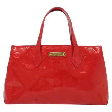 LOUIS VUITTON Vernis Wilshire Boulevard Hand Bag Rose Pop M93643 LV Auth 137373 - 0