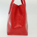 LOUIS VUITTON Vernis Wilshire Boulevard Hand Bag Rose Pop M93643 LV Auth 137373-5