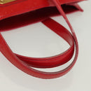 LOUIS VUITTON Vernis Wilshire Boulevard Hand Bag Rose Pop M93643 LV Auth 137373-7