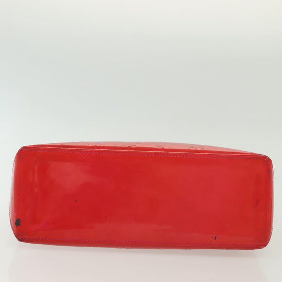 LOUIS VUITTON Vernis Wilshire Boulevard Hand Bag Rose Pop M93643 LV Auth 137373