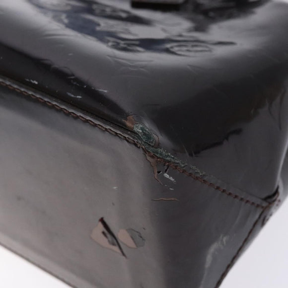 LOUIS VUITTON Monogram Vernis Wilshire PM Hand Bag Amarante M93641 Auth 137374