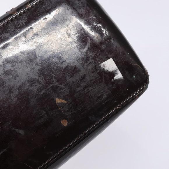 LOUIS VUITTON Monogram Vernis Wilshire PM Hand Bag Amarante M93641 Auth 137374