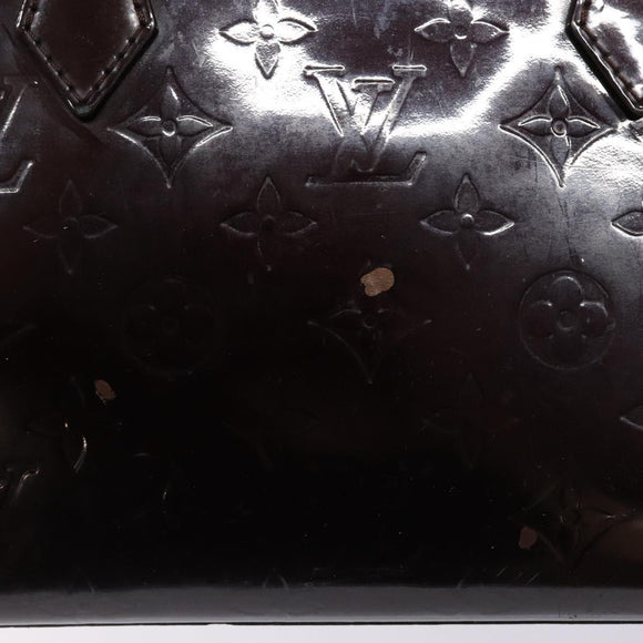 LOUIS VUITTON Monogram Vernis Wilshire PM Hand Bag Amarante M93641 Auth 137374