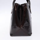 LOUIS VUITTON Monogram Vernis Wilshire PM Hand Bag Amarante M93641 Auth 137374-4