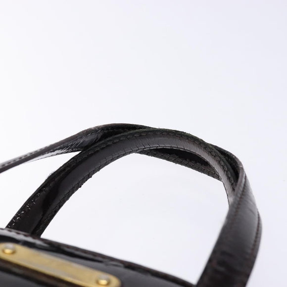 LOUIS VUITTON Monogram Vernis Wilshire PM Hand Bag Amarante M93641 Auth 137374