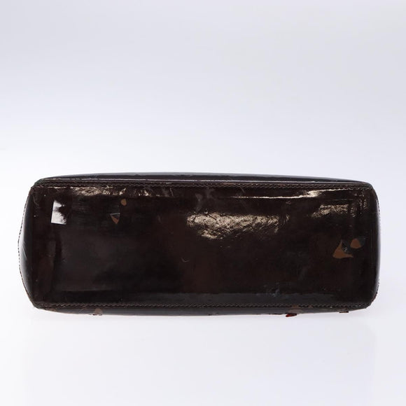 LOUIS VUITTON Monogram Vernis Wilshire PM Hand Bag Amarante M93641 Auth 137374