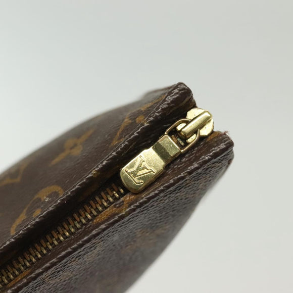 LOUIS VUITTON Monogram Poche Toilette 19 Pouch M47544 LV Auth 137378